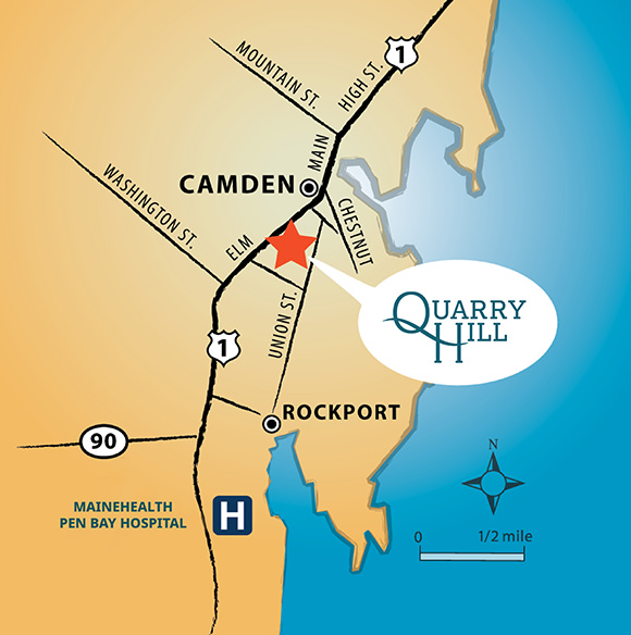 Quarry Hill location map